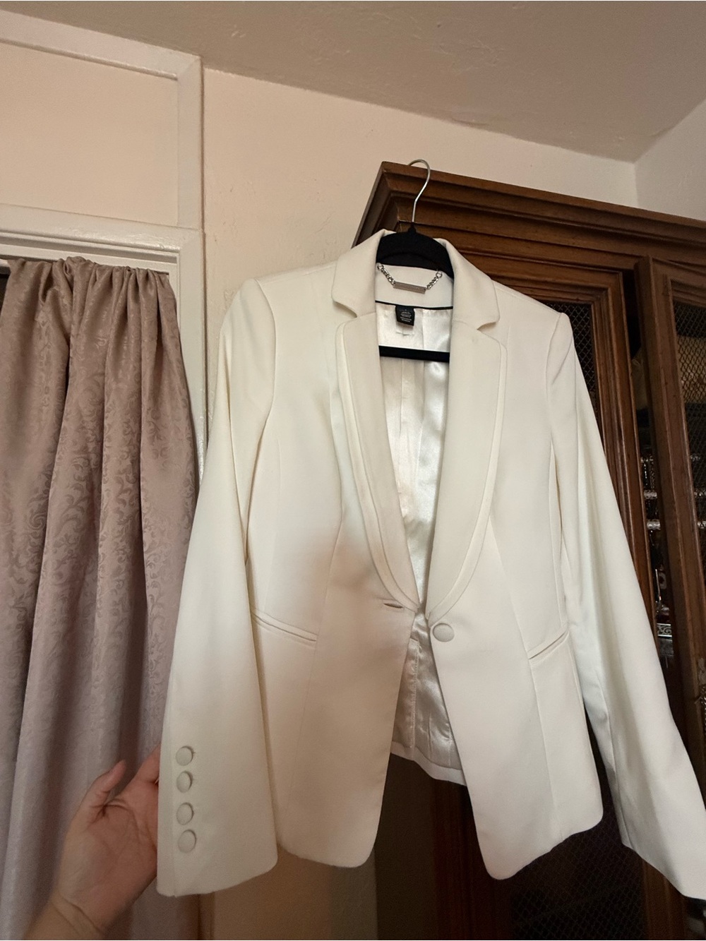 WHBM White Women's Blazer